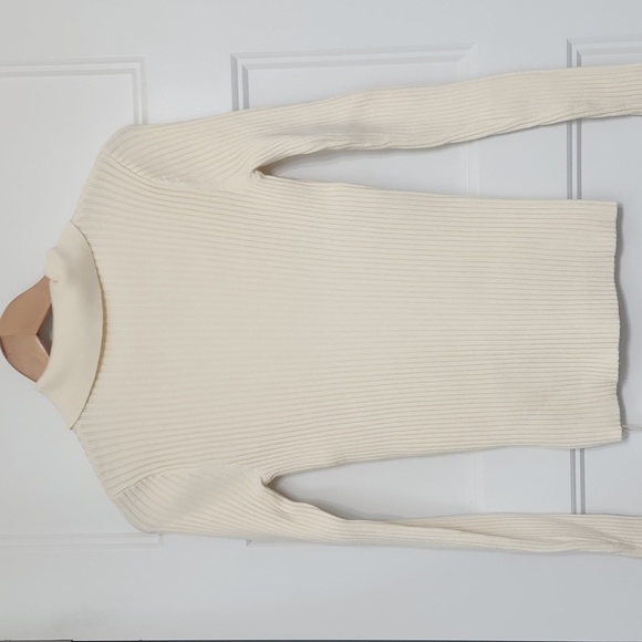 14- NWT Commense Vanilla Polo Long Sleeve Knit Top Small - Picture 10 of 10